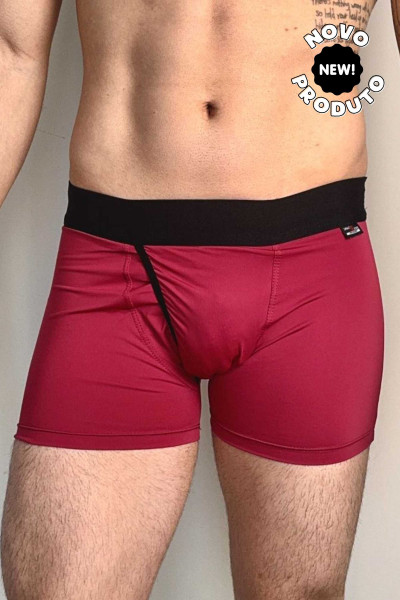 Cueca TransT Poliamida – Bordô